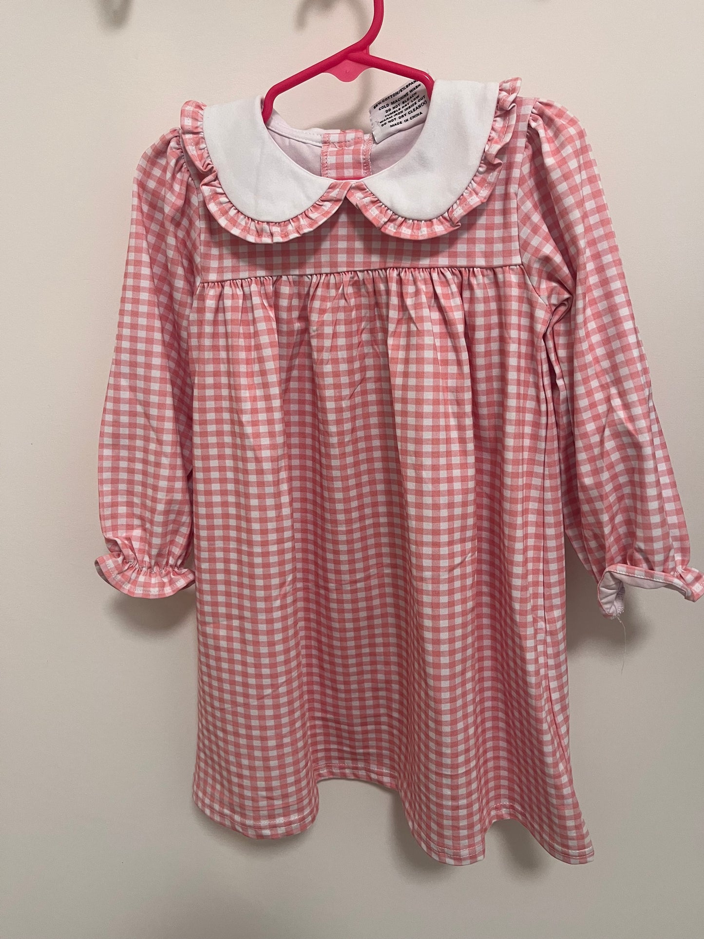 Pink Gingham Dress