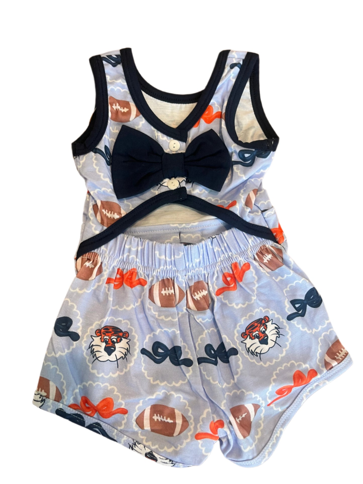 Auburn Romper- Bow Back