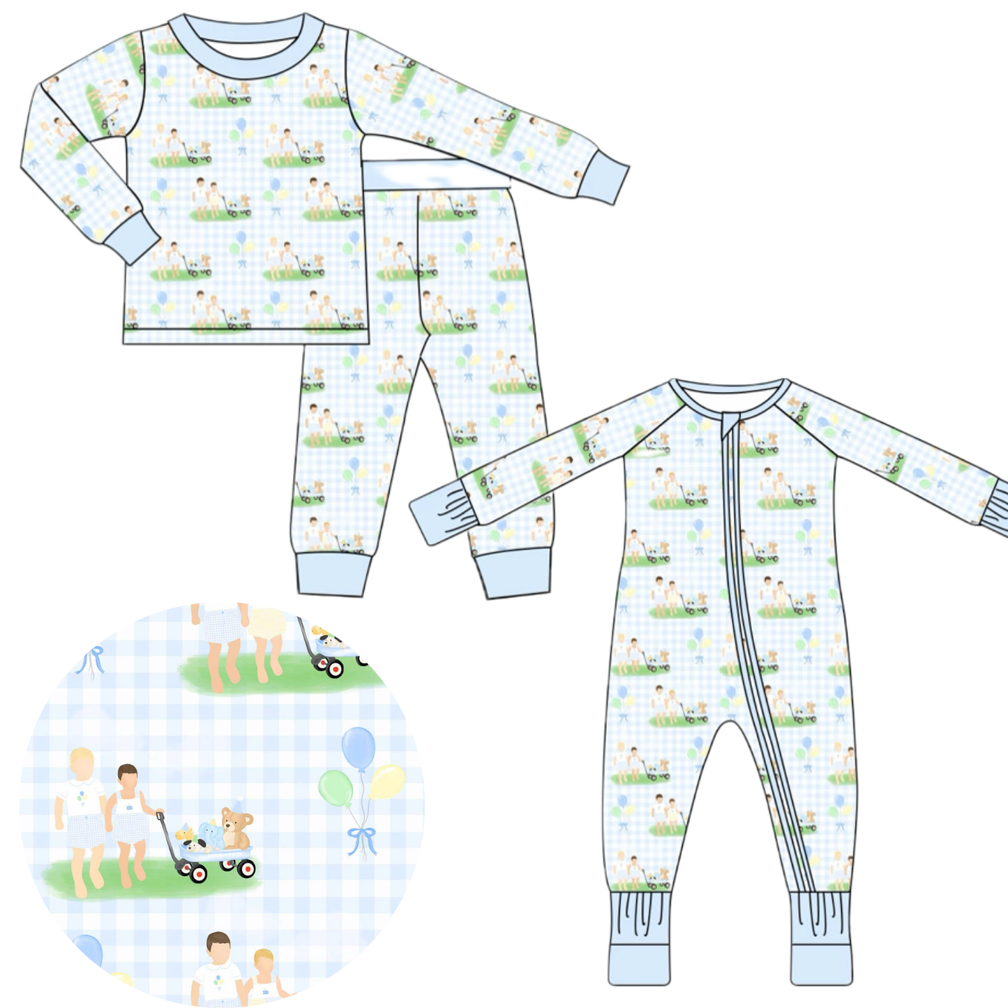 December Presale- Boy Birthday Pajamas