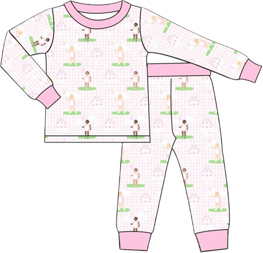 December Presale- Pink Birthday Pajamas