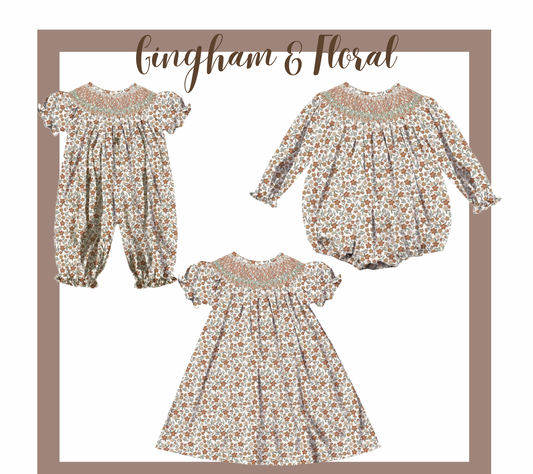 Gingham & Floral Girl Styles