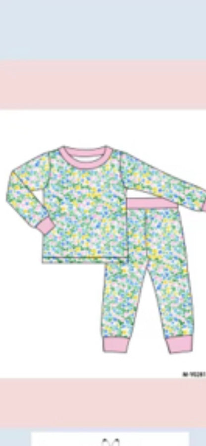 Pink Floral Bamboo