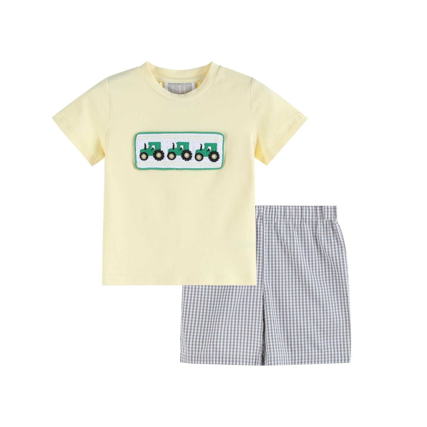 Tractor Smocked T-Shirt Set