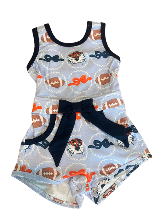 Auburn Romper- Bow Back