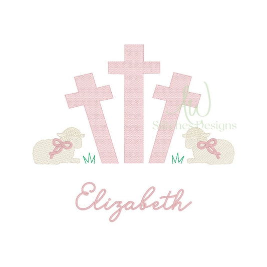 Pink Cross Design