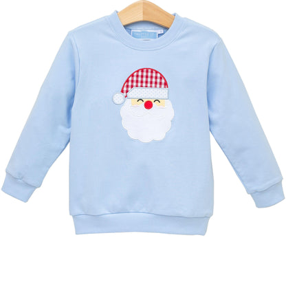 Santa Sweatshirt - Pink & Blue