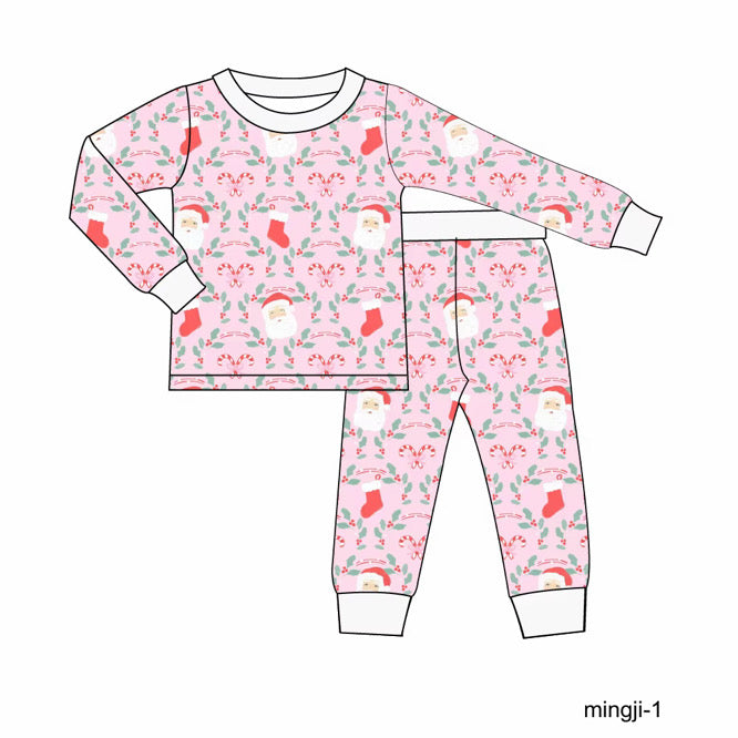 Christmas Pajamas- Pink
