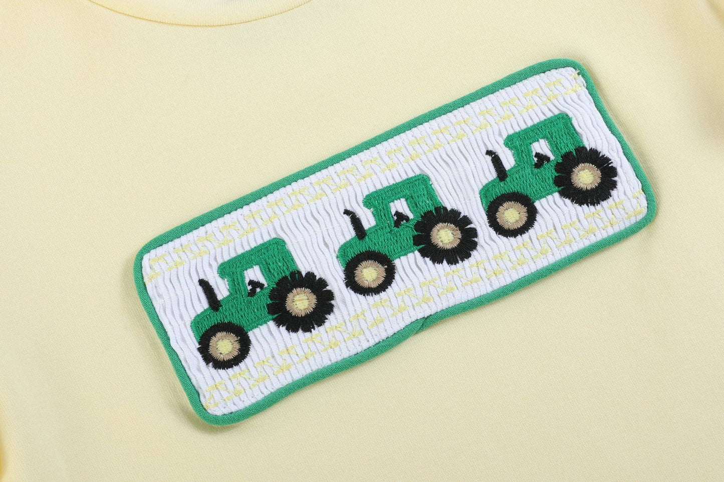 Tractor Smocked T-Shirt Set