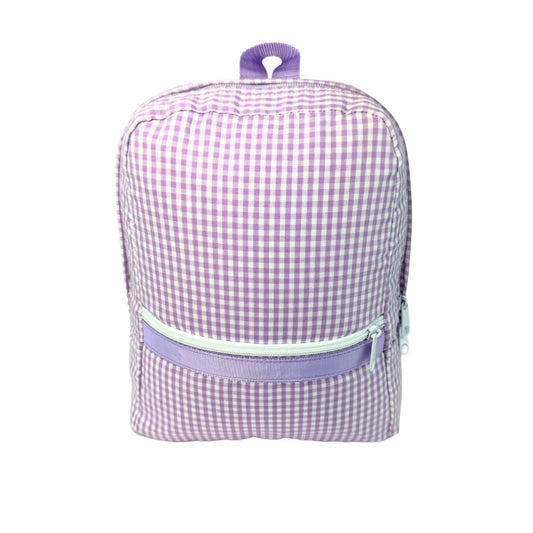 Lilac Gingham Small Backpack | Mint